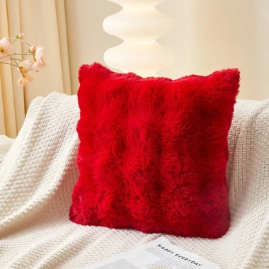 Vỏ gối sofa lông chồn 45x45 cm mềm mịn, gối ôm decor nhà cửa, văn phòng, cafe giá 14.800 VND 5