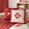 Vỏ gối sofa màu đỏ năm mới chúc phúc - Kích thước, trang trí nhà, 43.439₫ 9