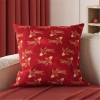 Vỏ gối sofa màu đỏ năm mới - Trang trí lễ hội mùa xuân, giảm giá còn 43.439 VND 7