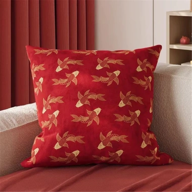 Vỏ gối sofa màu đỏ năm mới - Trang trí lễ hội mùa xuân, giảm giá còn 43.439 VND