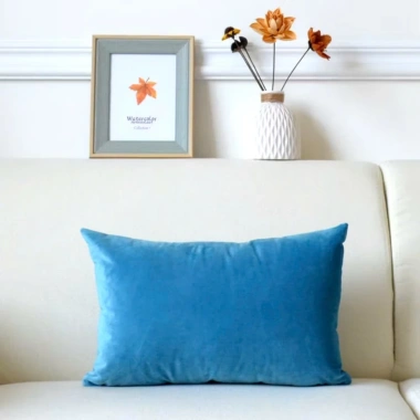 Vỏ gối sofa nhung 40x55cm - Gối tựa chữ nhật, decor phòng khách và văn phòng, giảm còn 9.000đ 8