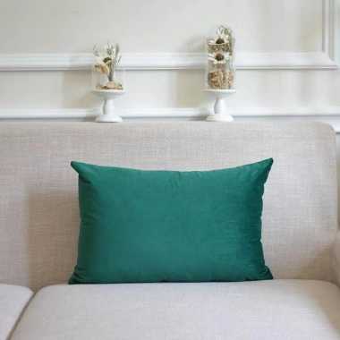Vỏ gối sofa nhung 40x55cm - Gối tựa chữ nhật, decor phòng khách và văn phòng, giảm còn 9.000đ 10