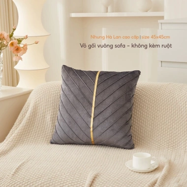 Vỏ Gối Sofa Nhung Cao Cấp Vuông Tựa Lưng - Trang Trí Nhà Cửa Giá 66.528 VND 10 Vỏ Gối Sofa Nhung Cao Cấp Vuông Tựa Lưng - Trang Trí Nhà Cửa Giá 66.528 VND 10