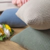 Vỏ gối sofa nhung gân 45x45 cm, hình vuông co giãn mềm mại, decor nhà giá 34.997 VND 4