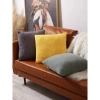 Vỏ gối sofa nhung gân 45x45 cm, hình vuông co giãn mềm mại, decor nhà giá 34.997 VND 5