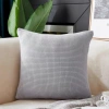 Vỏ gối sofa nhung gân 45x45 cm, hình vuông co giãn mềm mại, decor nhà giá 34.997 VND 10
