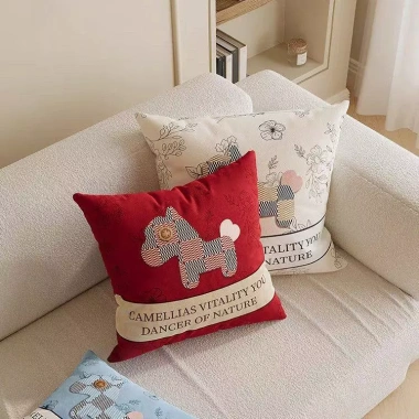 Vỏ gối sofa Pony sang trọng, dễ thương, tháo rời giặt được - phù hợp phòng khách, cửa sổ năm con ngựa, đầu giường Pil - Giá ưu đãi 45.401₫