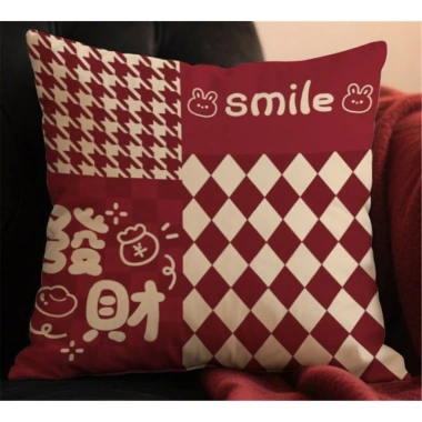 Vỏ gối sofa Smile 60x60 - Trang trí nhà vui vẻ, giá chỉ 43.439 VND 4