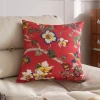 Vỏ Gối Sofa Trung Hoa Hoa Chim In Hình Bông, Vải Lanh Mềm - Giá ưu đãi 181.249₫ 6