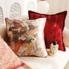 Vỏ gối sofa tựa lưng cao cấp màu đỏ sang trọng - Giá chỉ 70.000₫ 6