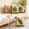 Vỏ gối sofa tựa lưng TOTORO HOUSE 2 mặt - Áo gối vuông 45x45cm Giá chỉ 139.000đ