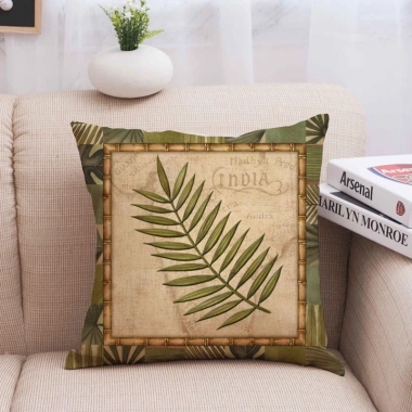 Vỏ gối sofa tựa lưng TOTORO HOUSE 2 mặt - Áo gối vuông 45x45cm Giá chỉ 139.000đ 2