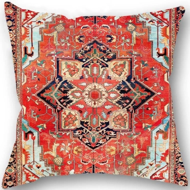 Vỏ gối sofa vải lanh thổ cẩm vintage 45x45cm - Độc đáo, sang trọng, giảm 20%