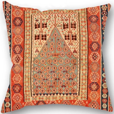 Vỏ gối sofa vải lanh thổ cẩm vintage 45x45cm - Độc đáo, sang trọng, giảm 20%