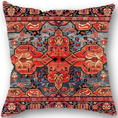 Vỏ gối sofa vải lanh thổ cẩm vintage 45x45cm - Độc đáo, sang trọng, giảm 20%