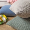 Vỏ gối sofa vải nhung gân 45x45 cm hình vuông co giãn mềm mại - Giá chỉ 39.559₫ 4