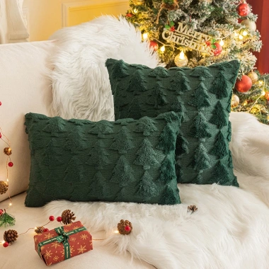 Vỏ Gối Sofa Vuông Họa Giáng Sinh - Trang Trí Nội Thất Giá Ưu Đãi 115k 10