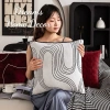 Vỏ Gối Sofa Vuông Tựa Lưng Hoạ Tiết Nghệ Thuật Phong Cách Bắc Âu - Sang Trọng, Chất Liệu Cao Cấp, Đệm êm ái, Giá Ưu Đãi 265.000₫ 3