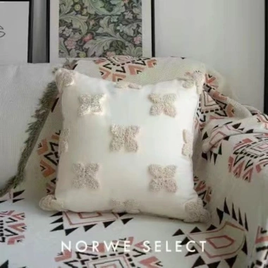 Vỏ Gối Thêu Mục Vụ Châu Âu - Gối Đầu Giường Sofa Sang Trọng, Nhẹ Nhàng, Gối Ném Ins, Dệt Kim Giá 103.169 VND 10