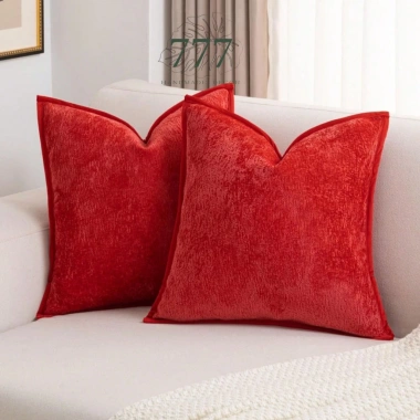 Vỏ Gối Trang Trí Tết 45x45 Nhung Đỏ - Gối Tựa Lưng Sofa, Giá Giảm 157.080₫