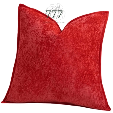 Vỏ Gối Trang Trí Tết 45x45 Nhung Đỏ - Gối Tựa Lưng Sofa, Giá Giảm 157.080₫