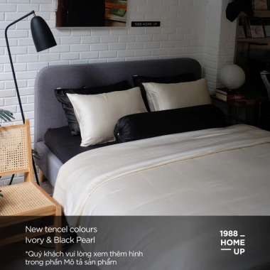 Vỏ Gối Trơn 100% Tencel 60S 50x70cm Nhiều Màu - 1.988 Home Up Giá 200k Lụa Mềm Mát