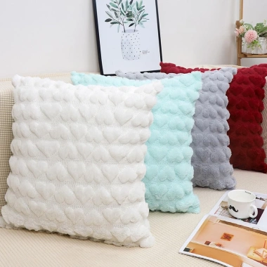 Vỏ gối tựa lưng mềm, thêu nổi 1 mặt - Trang trí sofa, nội thất, giảm còn 69.000đ