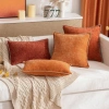Vỏ Gối Tựa Lưng Sofa 45x45cm Vải Nhung Cam Đất Trang Trí Nội Thất Giá Ưu Đãi 148k 6