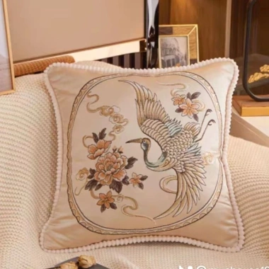 Vỏ gối tựa lưng sofa 48x48cm - Gối vuông decor hoàng gia, sang trọng, 35.000đ