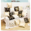 Vỏ gối tựa lưng sofa họa tiết ánh kim sang trọng 45x45cm giảm giá 39.000đ