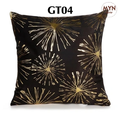 Vỏ gối tựa lưng sofa họa tiết ánh kim sang trọng 45x45cm giảm giá 39.000đ