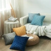 Vỏ Gối Tựa Lưng Sofa Nhung Gân Nổi Chéo Kim Cương Cao Cấp 45x45cm GSF05 Giá 83.000đ 4