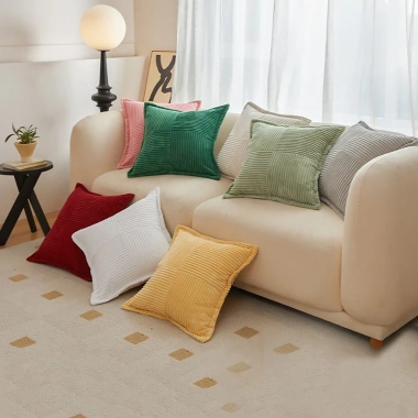 Vỏ gối tựa lưng sofa nhung màu trơn kẻ sọc cao cấp 45x45cm - Giá chỉ 93.000 VND 8 Vỏ gối tựa lưng sofa nhung màu trơn kẻ sọc cao cấp 45x45cm - Giá chỉ 93.000 VND 8