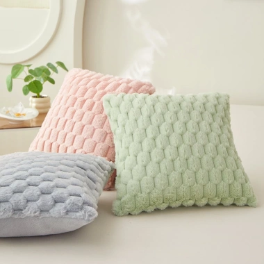 Vỏ gối tựa lưng sofa vải lông 1 mặt - Trang trí hiện đại, giá chỉ 65.000₫