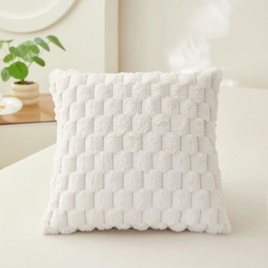 Vỏ gối tựa lưng sofa vải lông 1 mặt - Trang trí hiện đại, giá chỉ 65.000₫
