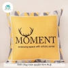 Vỏ gối tựa lưng sofa vuông 45x45cm Kim Huệ GL - Trang trí phòng khách, không ruột, 39.000₫ 10