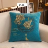 Vỏ gối tựa lưng văn phòng chất chenille, hoạ tiết 1 mặt, trang trí sofa - Giá 43.000₫ 10
