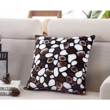 Vỏ gối tựa lưng văn phòng - Vải lông da beo, trang trí sofa, nội thất, 22.000đ 3