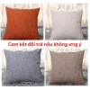 Vỏ gối tựa lưng vuông sofa decor vải trơn 1 màu - Kim Huệ GG giá 40.000₫ 4