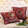 Vỏ gối tựa Tây Âu 45x45 Gấm thêu hoa tỷ mỷ MINH AN sang trọng, giá ưu đãi 58.200₫ 3
