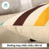 Vỏ Gối Tựa Vuông 45x45cm Kê Lưng Đệm Sofa Trang Trí Đẹp Giá Ưu Đãi 39.000đ 4