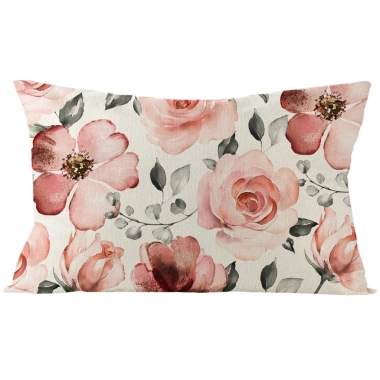 Vỏ gối vải lanh hoa đa kích thước 60x80-30x50, vỏ đệm sofa trang trí nhà cửa - Giá ưu đãi 50.619 VND 8