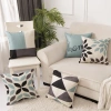 Vỏ gối vuông 45x45cm áo gối tựa lưng sofa - Giá chỉ 33.990đ, chất liệu mềm, hiện đại 2