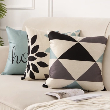 Vỏ gối vuông 45x45cm áo gối tựa lưng sofa - Giá chỉ 33.990đ, chất liệu mềm, hiện đại 3