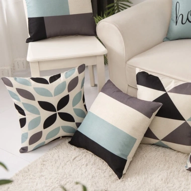 Vỏ gối vuông 45x45cm áo gối tựa lưng sofa - Giá chỉ 33.990đ, chất liệu mềm, hiện đại 6