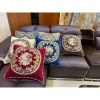 Vỏ gối vuông 48x48cm gấm nhung dày, tựa sofa, gối ôm decor sang trọng 9.900 VND