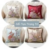 Vỏ gối vuông 48x48cm gấm nhung dày, tựa sofa, gối ôm decor sang trọng 9.900 VND 8