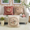 Vỏ gối vuông 48x48cm gấm nhung dày, tựa sofa, gối ôm decor sang trọng 9.900 VND 9