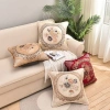 Vỏ gối vuông 48x48cm Tựa Tây Âu vải gấm nhung, sofa sang trọng chỉ 9.500₫