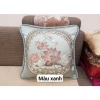 Vỏ gối vuông 48x48cm Tựa Tây Âu vải gấm nhung, sofa sang trọng chỉ 9.500₫ 4